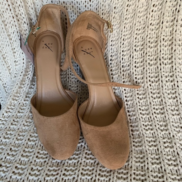 taupe closed toe heels